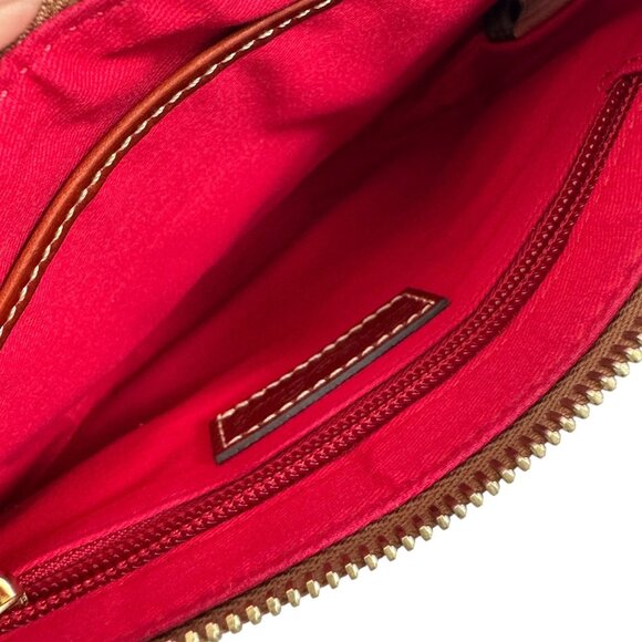 Dooney & Bourke Ginger Shoulder Purse Bag Pale Light Blue Pebbled Leather - Picture 6 of 7